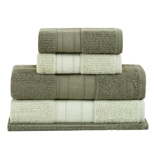 Buddemeyer Jogo de Toalhas Melissa Extra Soft Banho VerdeVerde Claro 5pç