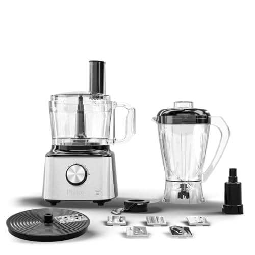 Philco Multiprocessador 1000W 5 em 1 PMP10A 127W 2 Litros Preto com Inox