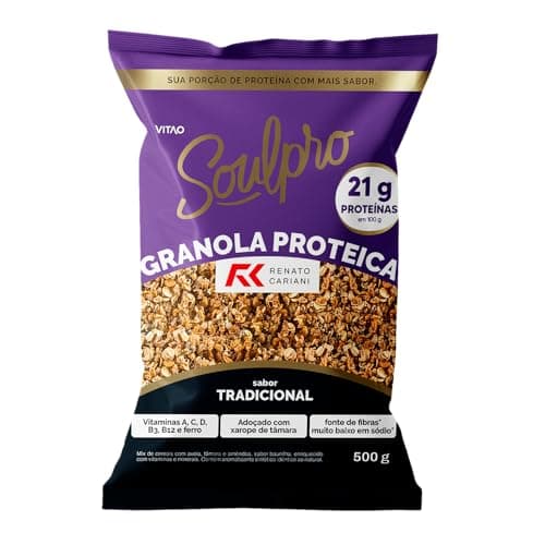 Granola Proteica Tradicional Soulpro 500g