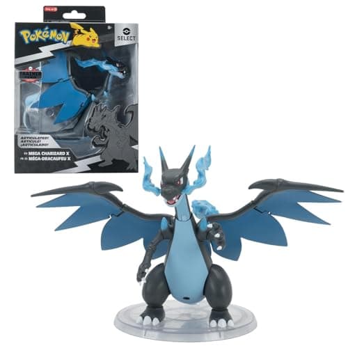 Figura Articulada Mega Charizard X 6 Polegadas Pokemon Sunny