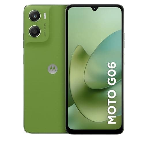 Smartphone Motorola Moto g06-256GB 4GB RAM + 8GB Ram Boost e Camera 50MP com AI Bateria de 5200 mAh Tela 6.9" - Verde