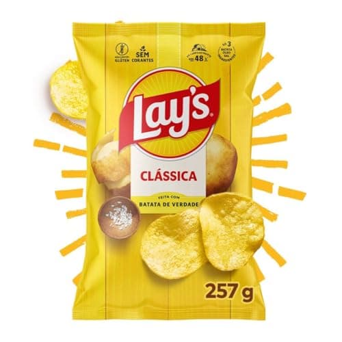 Lay's Batata Frita Lisa Clássica Original 257g