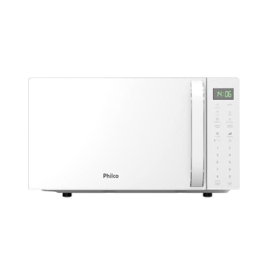 Micro-ondas Philco 20L Branco Pintura Limpa Fácil PMO24B 127v