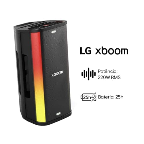 Caixa de Som Bluetooh Party Speaker LG xboom - STAGE 501.ABRALBK