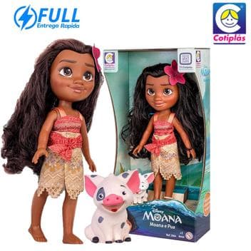 Boneca do Filme Moana E o Porquinho Pua - 2600 Cotiplás - Bonecas