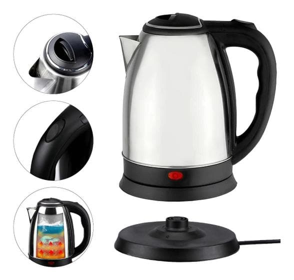 Chaleira Elétrica Com Auto Desligamento Automático Após Fervura Jarra Inox Best 2 Litros Top - Chaleira Elétrica