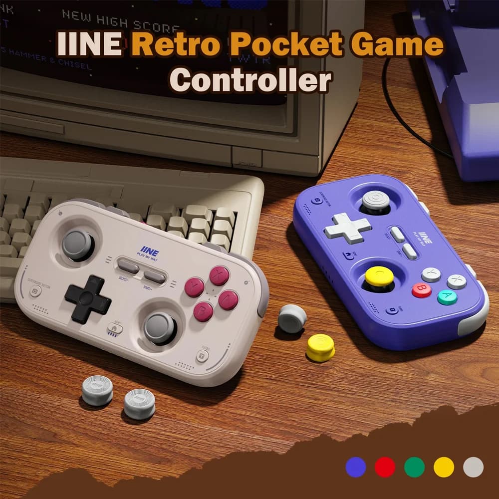 Controle Portátil IINE para Nintendo Switch Steam Deck Celular e Carro