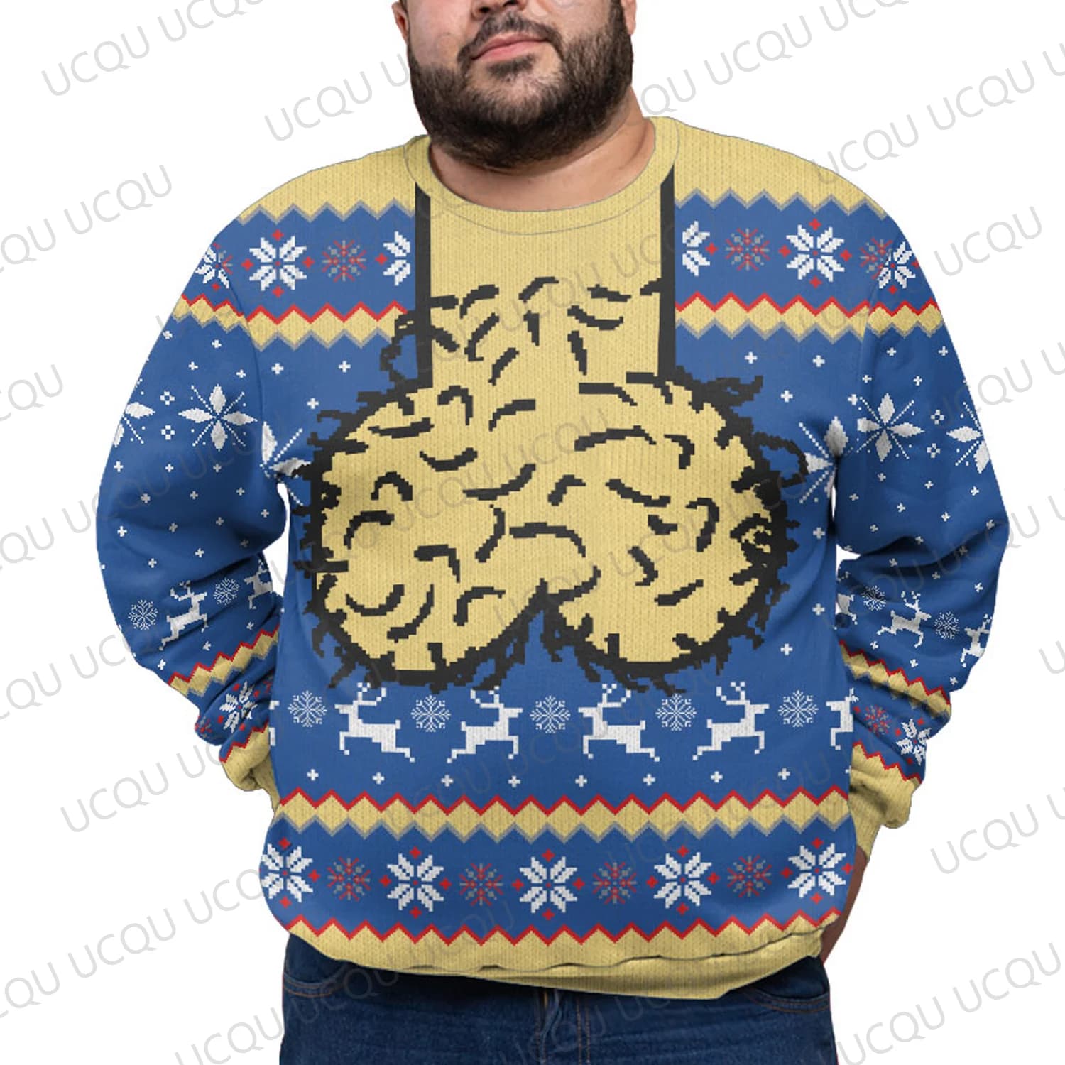 Suéter de Natal Feio 2026 Novo e Mais Vendido Camiseta de Manga Comprida com Estampa de Frango para Homens e Mulheres