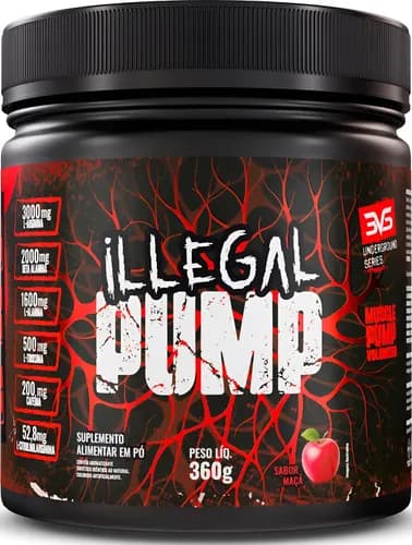 Illegal Pump Sabor Uva Pré Treino Extra Forte