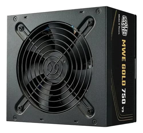 Fonte Cooler Master Mwe Gold 750 V3 Atx 3.1 80 Plus Gold