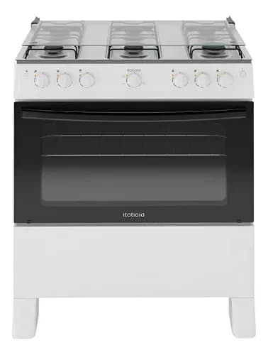 Fogão Itatiaia Star New 6 Bocas Branco Com Mesa de Inox