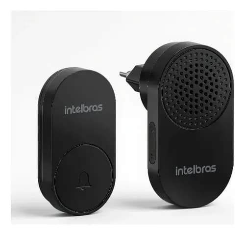 Campainha Intelbras Cik 102 Sem Fio Preto