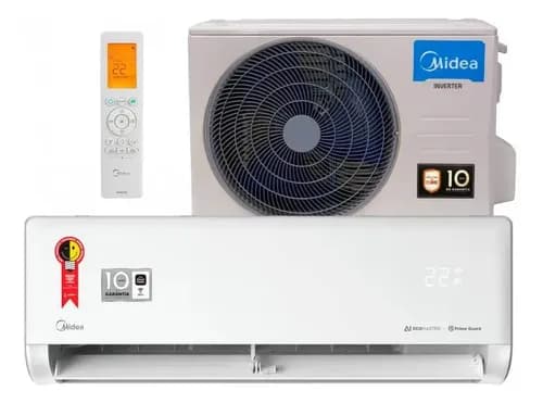 Ar-condicionado Split Inverter 9000 BTUs Midea AI EcoMaster High Wall Só Frio 220V – 42EZVCA09M5/38EZVCA09M5