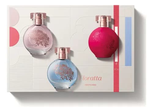 Kit Floratta Colônia 30 Ml Presente 3 Itens
