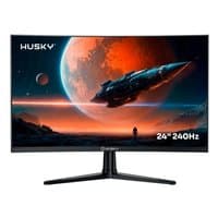 Monitor Gamer Curvo Husky Boreal 24″, FHD, 240Hz, 1ms, Adaptive Sync, VA, DisplayPort e HDMI, HDR – HMG00524PT