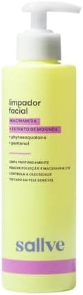 Sallve Limpador Facial 300Ml Niacinamida Extrato De Moringa