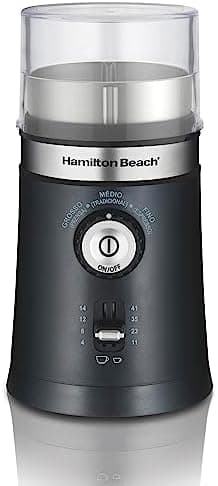 Moedor de Café Ajustável, Preto, 110V, Hamilton Beach