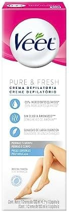 Veet Creme Depilatório Pure & Fresh Peles Delicadas 100ml