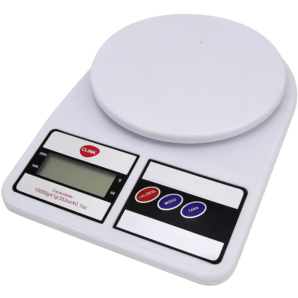 Balança Digital Cozinha 1g A 10kg Fitness Alta Precisão