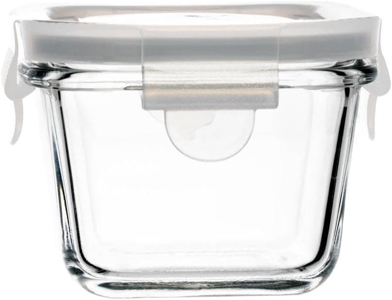 Lyor Pote Hermeto com Tampa Quadrado 150ml Vidro