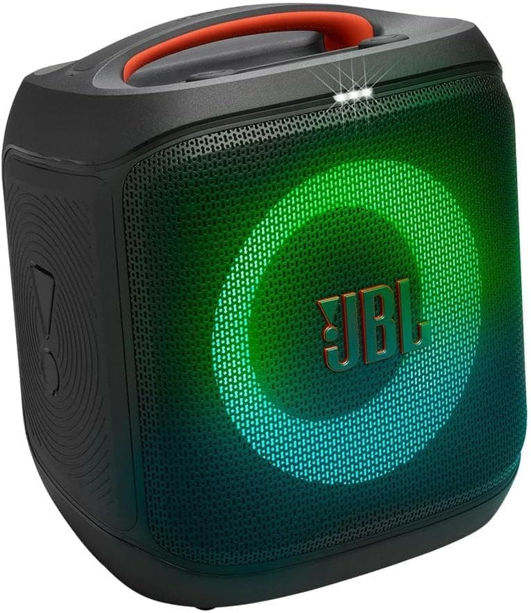 JBL, Caixa de Som, PartyBox Encore Essential 2, Show de Luzes, Bluetooth, Portátil, Resistente a Respingos, Bateria de até 15h, Pro, AI Sound Boost,