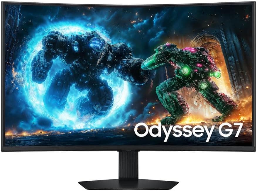 Monitor Gamer Samsung Odyssey G7 37″ 4K UHD, 165Hz, 1ms, VESA DisplayHDR 600, Curvo 1000R, FreeSync Premium Pro – LS37FG750ELXZD