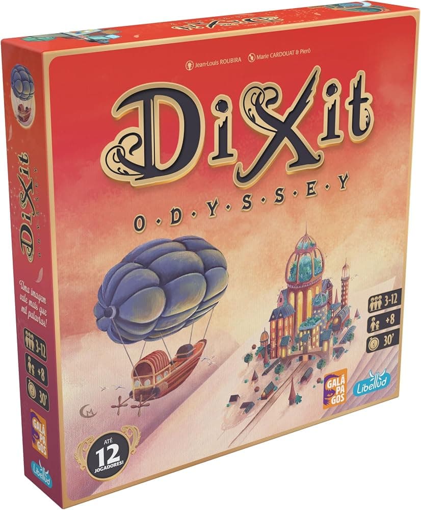 Asmodee, Dixit: Odyssey, Jogo de Tabuleiro para Família, Idade 8+, 3 a 12 Jogadores, Partidas de até 30 min