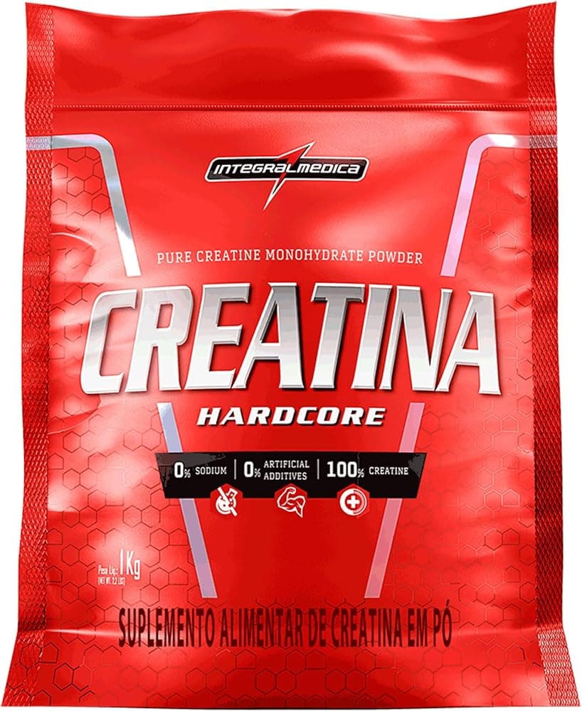 Integralmedica Creatina Hardcore Monohidratada em Pó Pouch 1kg