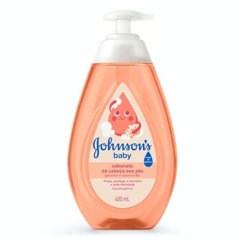 Sabonete Líquido de Glicerina Infantil Johnson's Baby Da Cabeça aos Pés 400ml