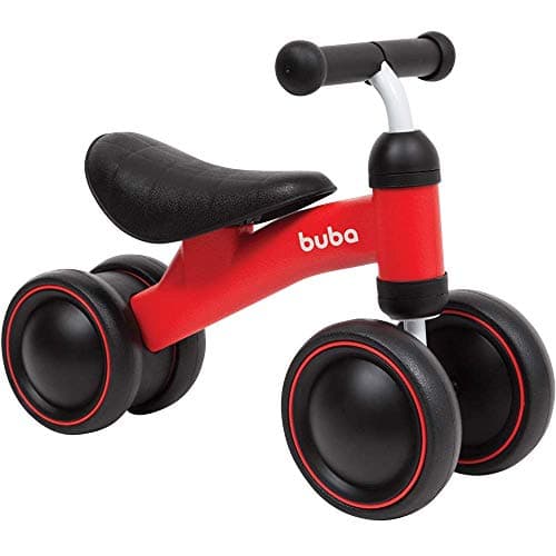 Bicicleta De Equilibrio Buba, Vermelho, 4 Rodas