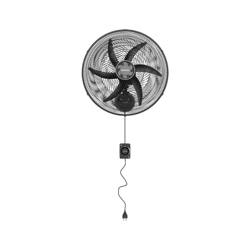 Ventisol Ventilador Osc Parede monta facil 50cm 6p preto 127V premium