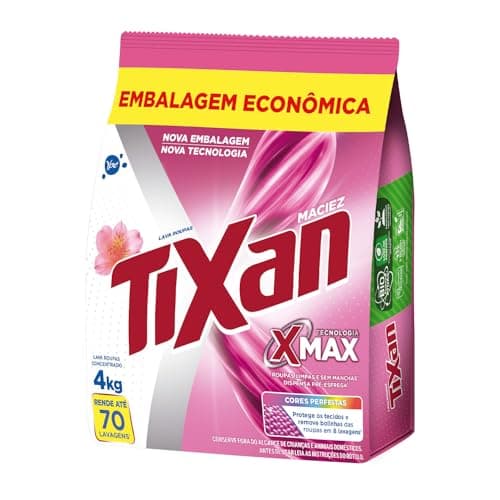 Ype lava roupas em po tixan maciez sache 4kg