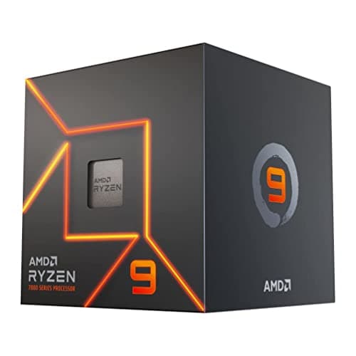 Processador AMD Ryzen 9 7900 3.7GHz (5.4GHz Turbo), 12-Cores 24-Threads, AM5, Com Cooler Wraith Prism, 100-100000590BOX