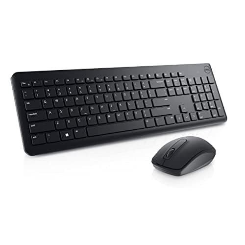 Teclado e Mouse Sem Fio Dell KM3322W, USB, ABNT2, Preto – 580-BBBB