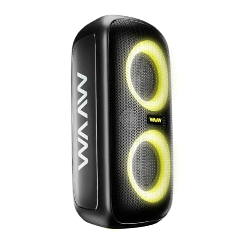 Caixa de Som WAAW by ALOK INFINITE 100 Bluetooth, Tipo Torre, Até 14h de Autonomia, 4 Alto-Falantes, TWS, 100W RMS