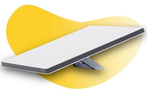 Kit Starlink Mini – Internet via satélite, Roteador Integrado, 112m², Dual Band 3×3 MU-MIMO, WiFi 5, WPA2, Ethernet LAN, Plugue Starlink, Branco, SpaceX
