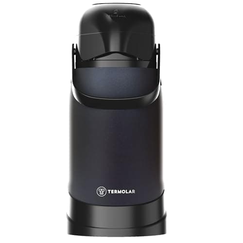 Garrafa Térmica Termolar R-Evolution Pressão 100% Inox 1,2L Preta
