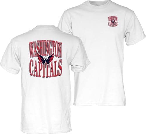 Camiseta NHL Oficial Branca FrenteCostas - GG