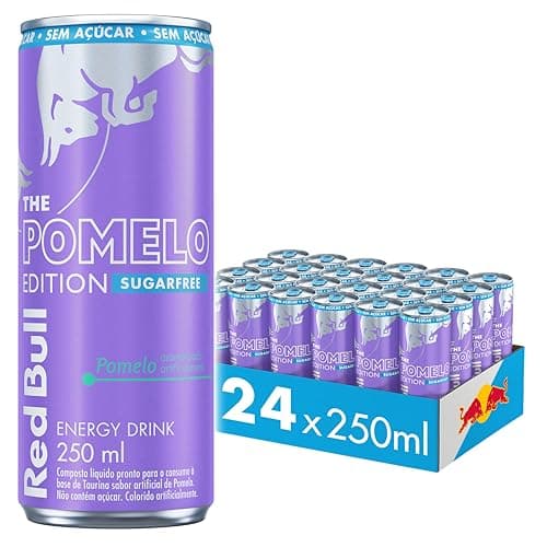 Pack com 24 Latas Red Bull Pomelo Edition Sem Açúcar 250ml