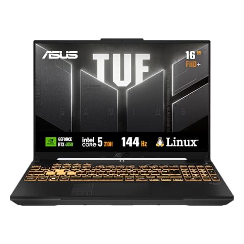 Notebook ASUS TUF Gaming F16, Intel Core 5, NVIDIA RTX™ 4050, 8GB, 512GB SSD, KeepOS, 16″ LED FHD+, Mecha Gray – FX607VU-RL054