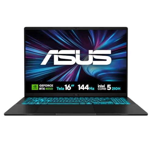Notebook ASUS V16 (2025) – Intel Core 5 210H, NVIDIA RTX 4050 6GB, RAM 8GB, 512GB SSD , Linux, 16″ 144Hz FHD IPS, Matte Black – V3607VU-RP296